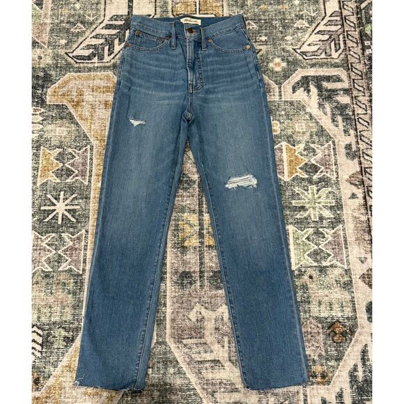 Madewell Denim - Madewell Blue Distressed Women Jeans